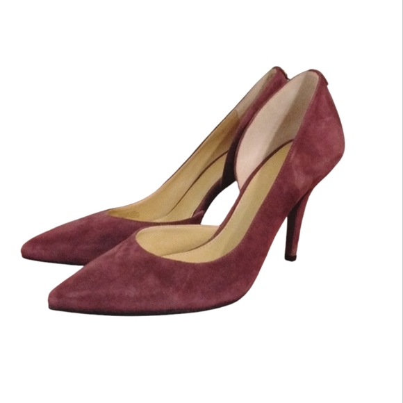 NEW Michael Kors Wine Colored Pumps Burgundy Stiletto Heels Size 9 - Picture 10 of 10